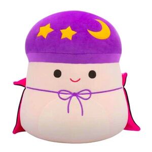 NEW! Original Squishmallows Carina The Mushroom In Her Vampire Costume 5” (NWT)